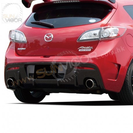 08-13 Mazda3 [BL] 5Door KnightSports Rear Bumper Cover Aero Kit KZG74331