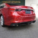 13-15 Mazda6 [GJ] Sedan KnightSports Rear Lower Diffuser Spoiler Splitter
