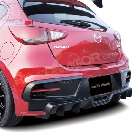 2015+ Mazda2 [DJ] KnightSports Rear Bumper Cover Aero Kit KZD74322