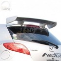 07-14 Mazda2 [DE] KnightSports Rear Roof Spoiler