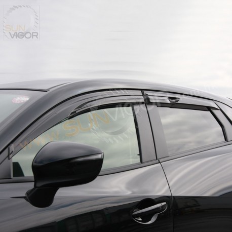 2015+ Mazda CX-3 [DK] AutoExe 3D Design Window Vent Visor  MDK0400