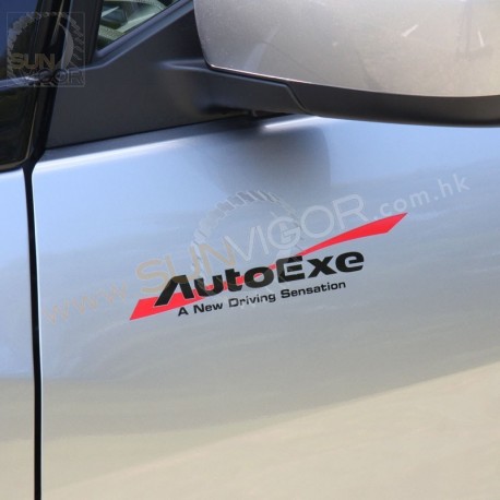 AutoExe Wave Logo Sticker  A1000002