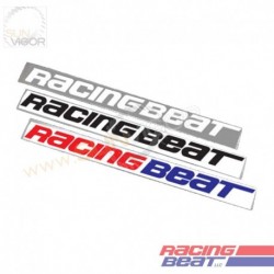 Racing Beat 标致贴纸 [黑,白,蓝红色]