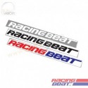 Racing Beat Logo Sticker [Black, White, Multi]