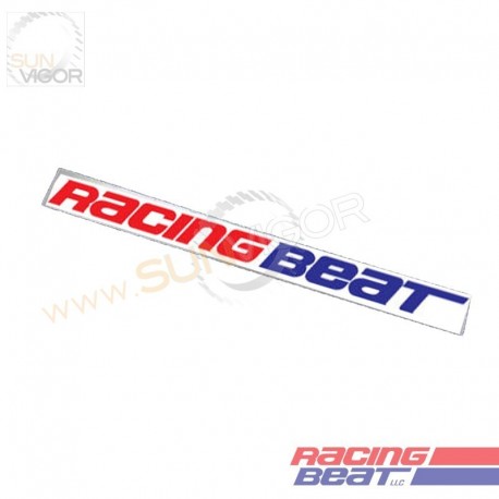 Racing Beat Logo Sticker [Black, White, Multi] 3501X