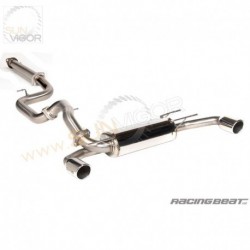 10-13 Mazdaspeed3 [BL3FW] Racing Beat Power Pulse Stainless Steel Exhaust Muffler 