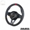 2016+ Miata [ND] Damd D-Shaped Suede Steering Wheel with red stitching SS358MS