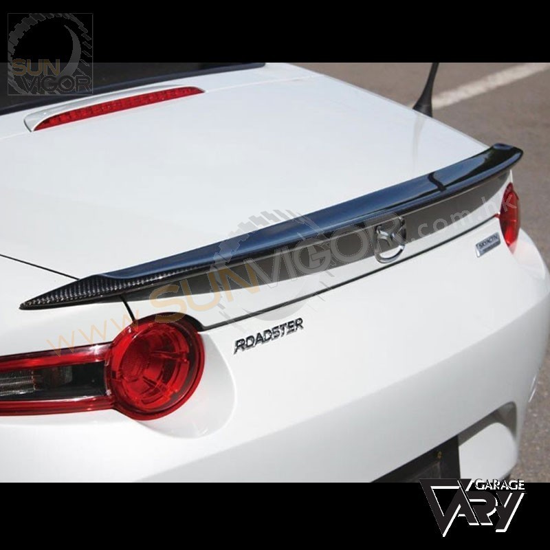 thumbnail image 2 of BaysonR DT-Style Rear Trunk Spoiler For Mazda Miata MX5 ND (2016-2025) – Unpainted Polyurethane 2 of 6
