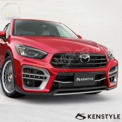 15-16 Mazda CX-5 [KE] Kenstyle EIK Front Bumper with Grill Cover Aero Kit include LED Daytime Running Light Bar