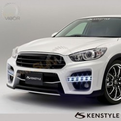 15-16 Mazda CX-5 [KE] Kenstyle EIK Front Bumper with Grill Cover Aero Kit include LED Daytime Running Light Bar
