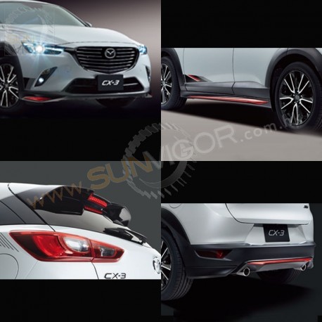 2015+ 萬事得 CX-3 馬自達 CX-3 [DK] MazdaSpeed 包圍套裝I MSCX3DKPK01