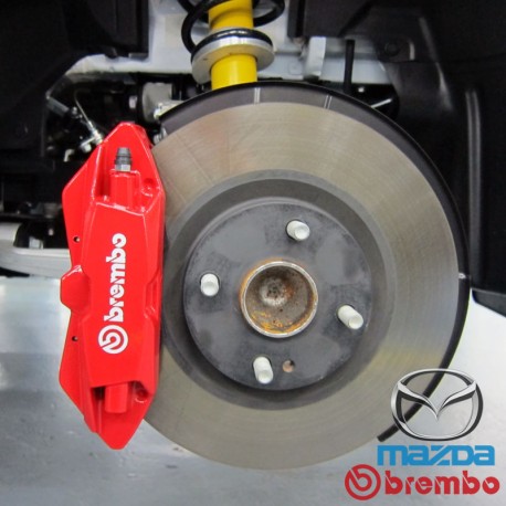 2016+ Miata [ND] Genuine Mazda x Brembo 4-POT Brake Kit [Front] MJDBMND69000