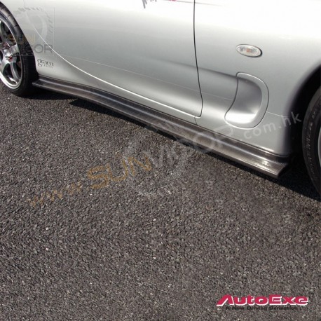 93-02 Mazda RX-7 [FD3S] AutoExe Carbon Fibre Side Skirt Spoiler Splitter MFZ2300