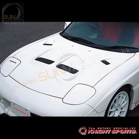 93-95 马自达 RX-7 [FD3S] KnightSports 开孔头盖(开窿头冚)配合防水底盖 KDC74101/2