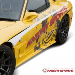 93-95 Mazda RX-7 [FD3S] KnightSports Side Skirt Extension Splitters [Type-4]  KDE73401