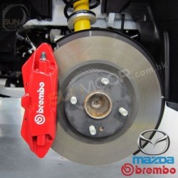 89-05 马自达 MX-5 Miata [NA,NB] 原厂Brembo 4-POT 剎车卡钳(煞车卡钳)套装 [前] MJDBMNAB69000