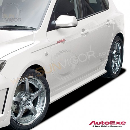 03-09 Mazda3 [BK] AutoExe Side Skirt Spoiler Splitter MBK2300