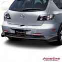 03-07 Mazda3 [BK] AutoExe Carbon Fibre Rear Diffuser Spoiler Splitter