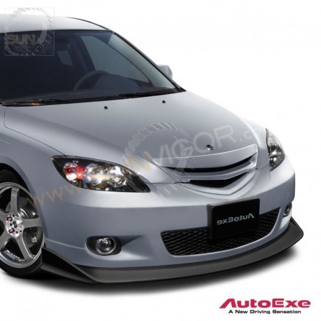 03-07 Mazda3 [BK] AutoExe Carbon Fibre Front Lower Lip Splitter MBZ2100