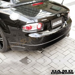 05-08 Miata [NC] Damd Black x Metal Rear Lower Diffuser Spoiler