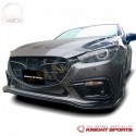 17-18 Mazda3 [BM,BN] KnightSports Front Bumper with Grill Cover Aero Kit [Type-2]