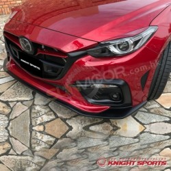 13-16 Mazda3 [BM,BN] KnightSports Front Bumper with Grill Cover Aero Kit [Type-2]