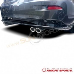 17-18 Mazda3 [BM,BN] Sedan SkyActiv-D KnightSports Quad-Tip Exhaust Muffler  KZD14308