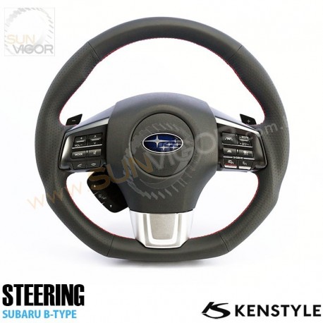 Subaru WRX STI, WRX S4, Levorg Kenstyle Flat Bottom Steering Wheel TypeB SB04