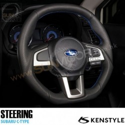 14-18 Subaru Legacy, Outback, Forester, XV Kenstyle Flat Bottom Steering Wheel TypeC SC01