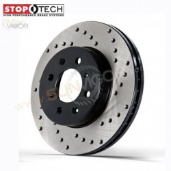 2013+ Mazda6 [GJ,GL] StopTech Rear Sports X-Drilled Brake Rotor Set 