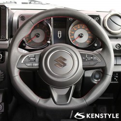 2018+ Suzuki 铃木吉姆尼 Jimny [JB64] Jimny Sierra [JB74] Kenstyle D型平底真皮方向盘(軚环)