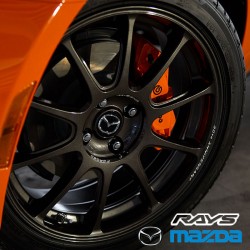 Miata 30th Anniversary Genuine Mazda Rays ZE40 RS30 Forged Alloy Wheels