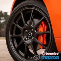 Miata 30th Anniversary Racing Orange Genuine Mazda x Brembo 4-POT Caliper Kit