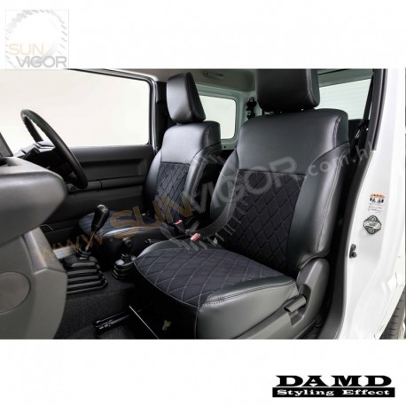 2018+ Suzuki Jimny [JB64] Damd Little-G Classic Quilted Seat Covers DLGJB741950