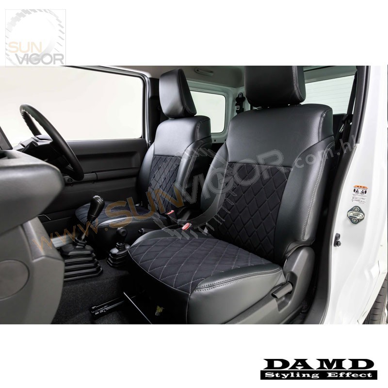 2018+ Suzuki Jimny [JB64] Damd Little-G Classic Quilted Seat Covers  DLGJB741950