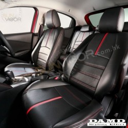 15-19 Mazda2 [DJ] Damd Classic Quilted Seat Covers DDJS1950B
