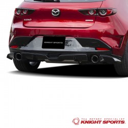 2019+ Mazda3 [BP] Fastback KnightSports Rear Bumper Cover Aero Kit KZD74333