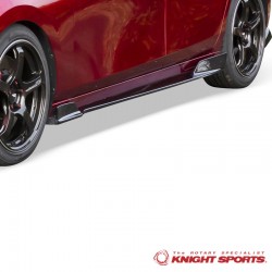 2019+ Mazda3 [BP] Fastback KnightSports Side Skirt Extension Splitter KZD73302