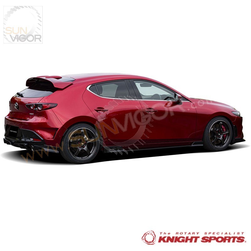 2019+ Mazda3 [BP] Hatchback KnightSports Side Skirt Extension Splitter  KZD734XX