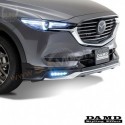 2017+ Mazda CX-8 [KG] Damd Front Lower Spoiler include LED Daytime Running Light Kit