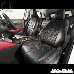 2015+ Mazda CX-3 [DK] Damd Classic Quilted Seat Covers DDKS1950B